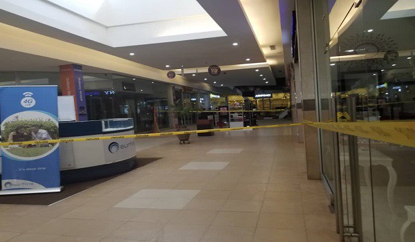 Accra mall caves in 2