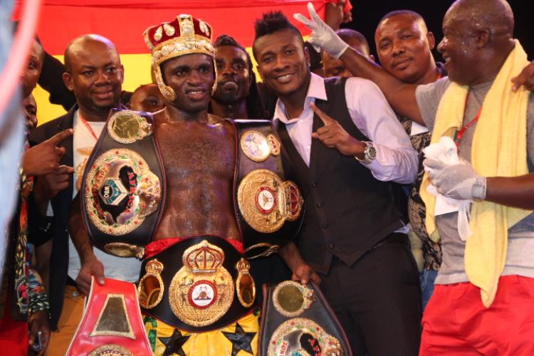 Game Boy Tagoe presented his titles to Ga Mantse