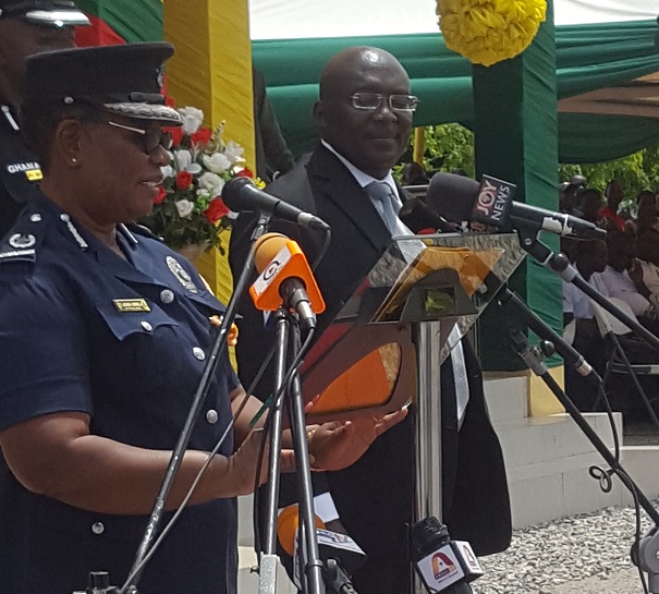 Vice President Bawumia at the Passing out Ceremony of  Community protection personnel