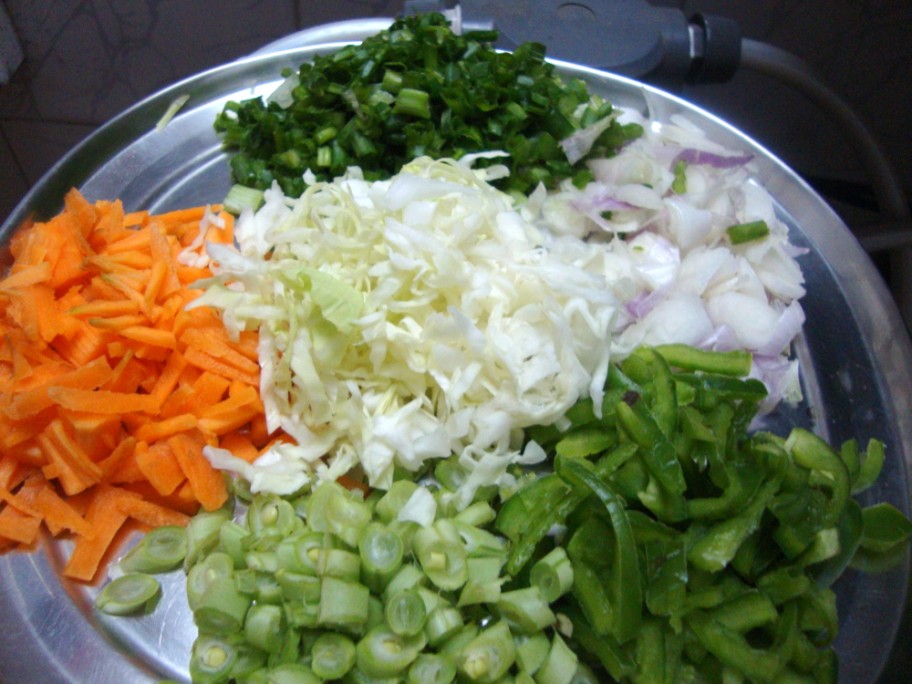 Ingredients to prepare Fried Rice