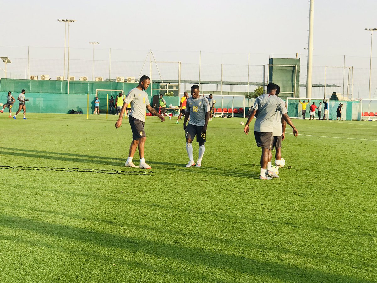 Black Stars training in Dubai