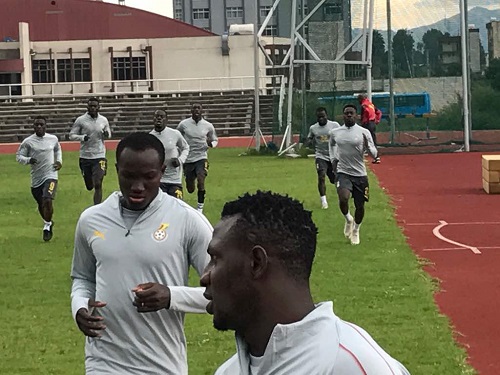 Black Stars training