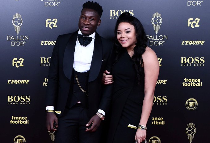 Cameroon and Ajax goalkeeper Andre Onana arrived in style
