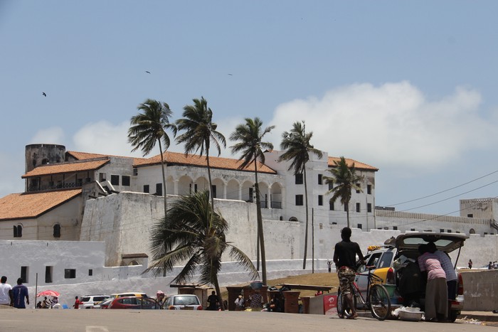 The Elmina castle is perhaps defined the town