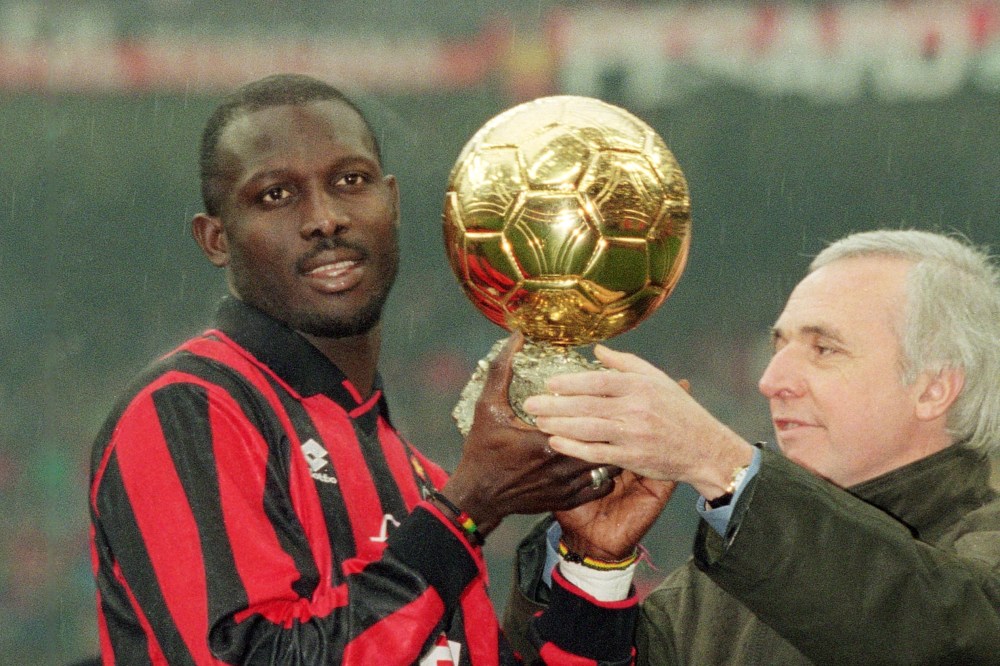 George Oppong Weah crown world best footballer in 1995