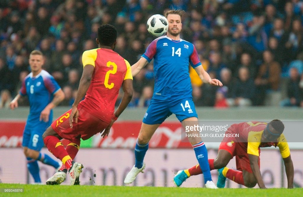 Black Stars drew 2-2 with Iceland