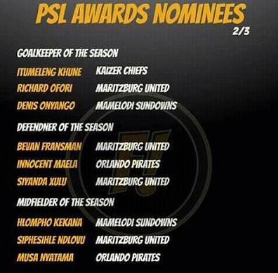 Richard Ofori nominated for goalkeeper of the season in PSL