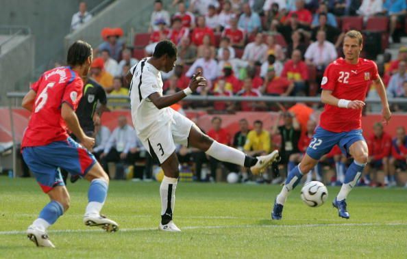 Asamoah Gyan scored the first World Cup goal for Ghana