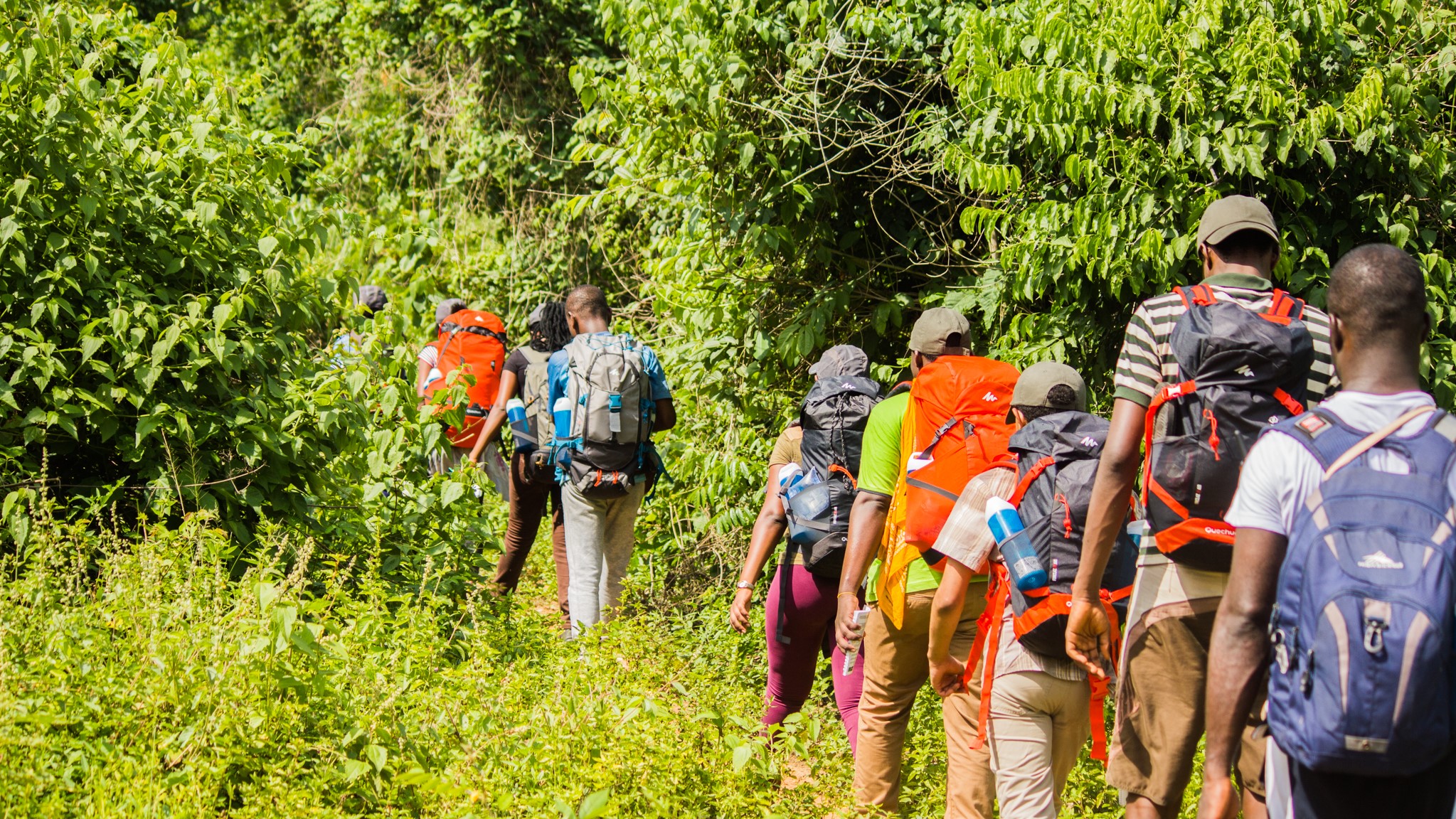 Hiking the Odweanoma Mountain in Atibie