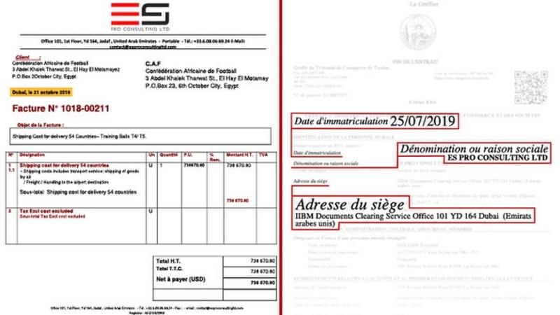 ES Pro Consulting Limited sent Caf an invoice in 2018 - nine months before the company was incorporated