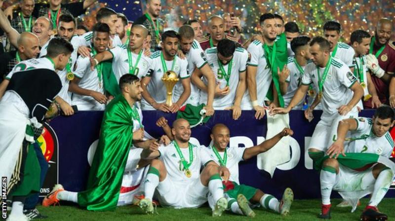Algeria, captained by Manchester City's Riyad Mahrez, won the Africa Cup of Nations in 2019 Algeria, captained by Manchester City's Riyad Mahrez, won the Africa Cup of Nations in 2019