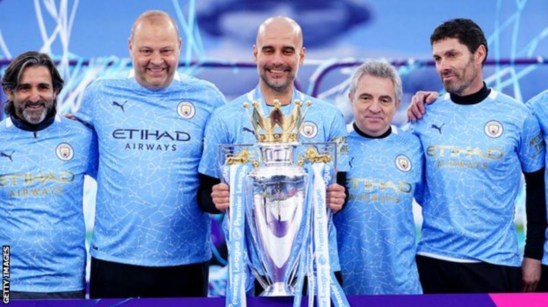 Pep Guardiola won his third Premier League title in four seasons with Manchester City Pep Guardiola won his third Premier League title in four seasons with Manchester City