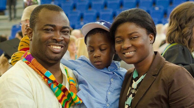 Emmanuel Akrong, Emmanuel Akrong (jnr) and Elizabeth Efua Solomon