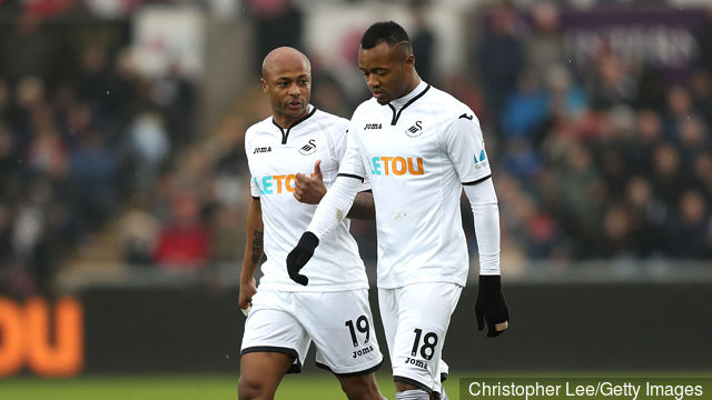 The Ayew brothers are expected to leave Swansea City