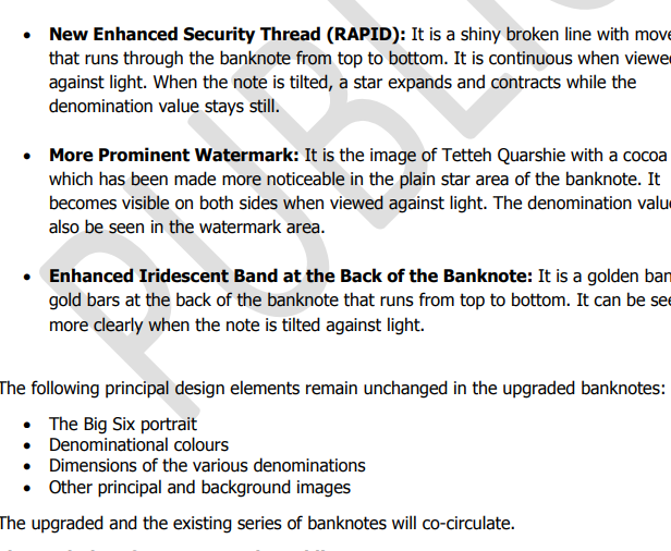 BoG banknotes upgrade