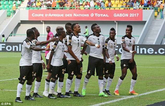 The Black Stars are currently ranked 50th in the World