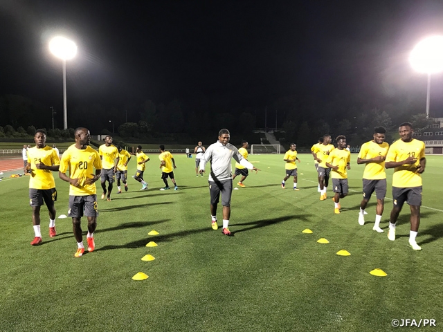 Black Stars did their final training on Tuesday evening