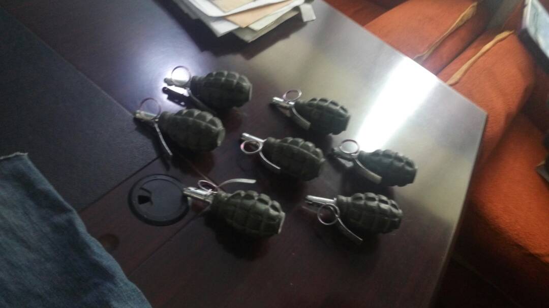 Bombs seized by the Odorkor Police