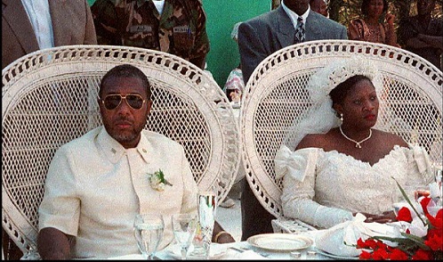 Charles Taylor and Jewel got married on the 28th of January 1997 in the central Liberian town of Gbarnga. Â© Photo: Francois-Xavier Harispe / AFP