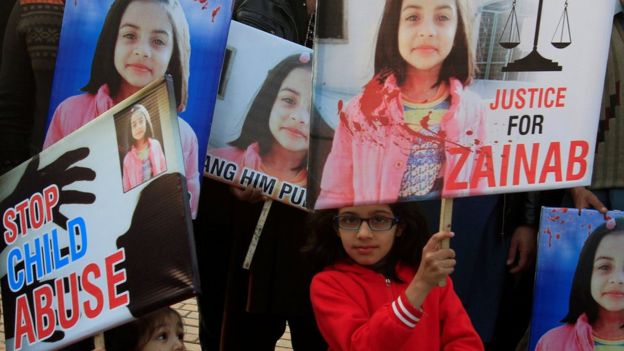 Police have been pressured to find killer of Zainab and other girls