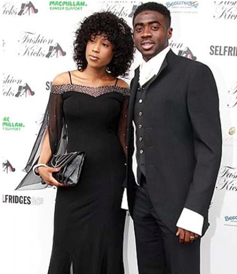 Kolo Toure and Chimene Akassou