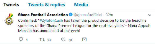 The GFA confirmed the deal on Twitter