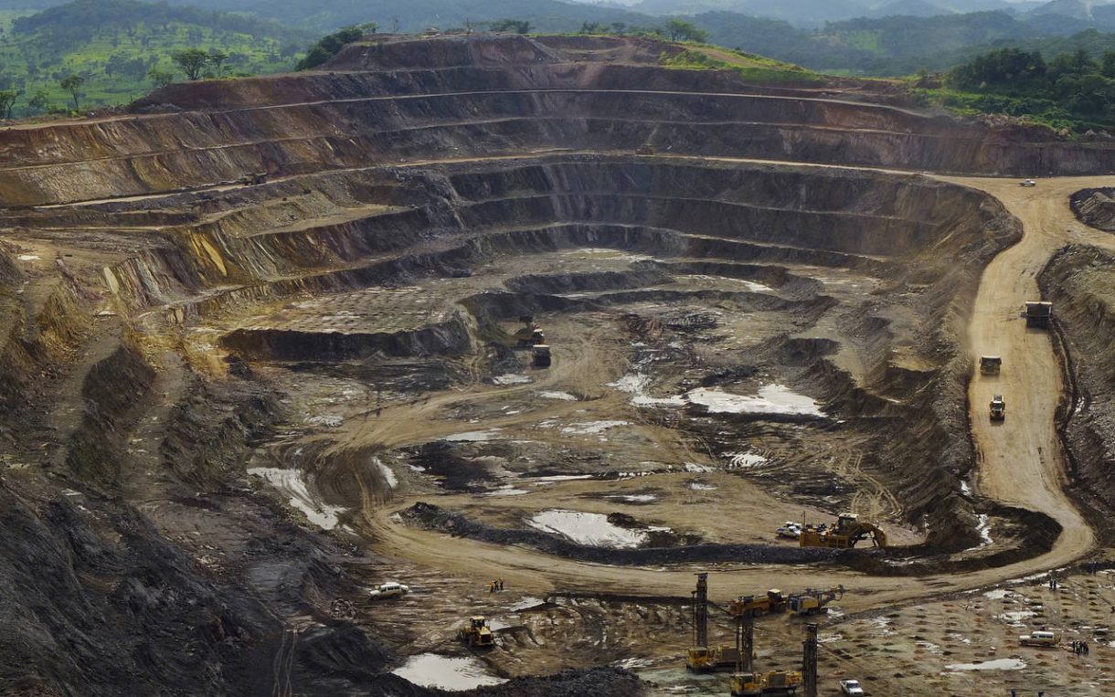 The largest copper mine in the Democratic Republic of Congo