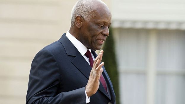 Angola's President Jose Eduardo Dos Santos has been criticised for going abroad for treatment