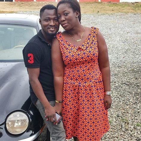 Funnyface & former wife Adjoa