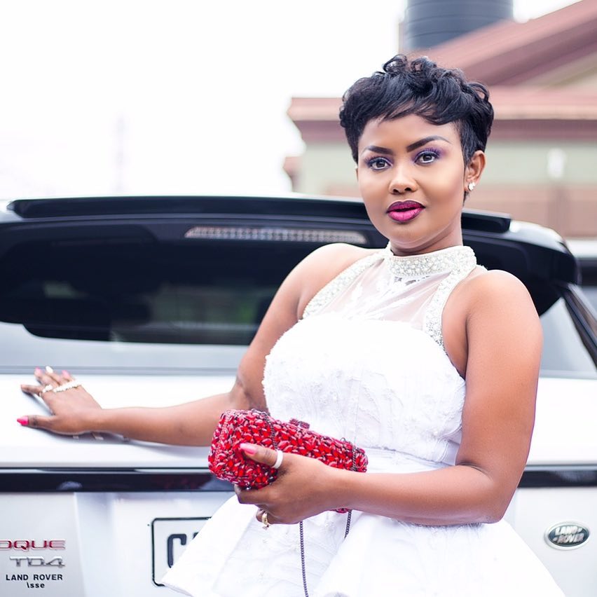 Nana Ama Mcbrown in a beautiful wedding outfit 