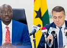Dr Cassiel Ato Forson – Minister of Finance with Ruben Atoyan – IMF Mission Chief for Ghana.