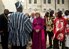 Dame Sarah Mullally pledged her support to the fund on a trip to Ghana