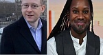 Nathan Cofnas (left), late Cambridge professor Jason Arday (right)