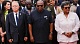 Ghana's President John Dramani Mahama, Barbados' Prime Minister Mia Amor Mottley and other dignitaries attend a wreath-laying event at the Christiansborg Castle, a former slave post, during a high-level consultative conference on the next steps to the landmark United Nations resolution on the trafficking of enslaved Africans, in Accra, Ghana, June 19, 2026