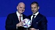 Gianni Infantino (left) and Aleksander Ceferin (right) worked together at Uefa