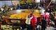 That's a lot of rice... Hilda Baci's team used giant spatulas to stir the food in an equally huge pan