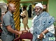 Dr Hugh C.A Brown, Forestry Commission CEO (Left), Nungua Mantse, Oboade Notse King Professor Odaifio Welentsi III (Right)