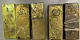 Officers discovered the gold bars on a man who was planning to fly abroad